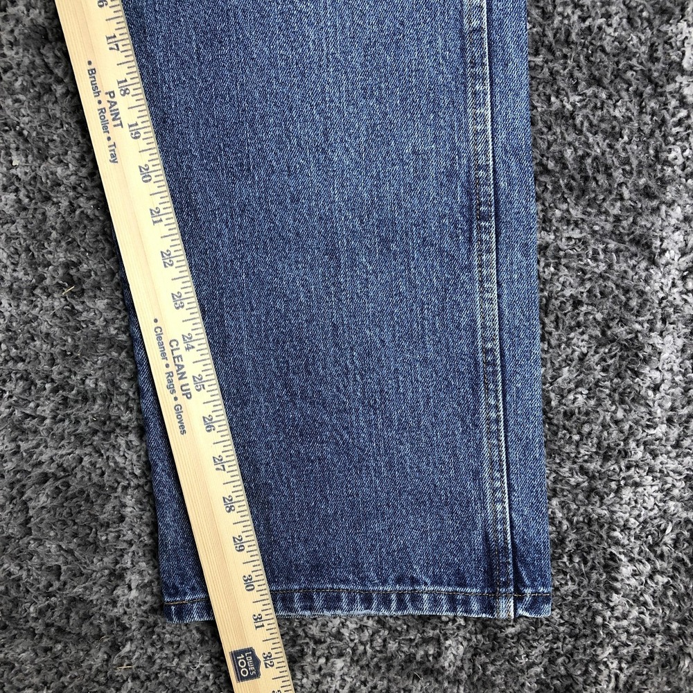 Vintage Roundhouse Jeans Mens 36x32 Blue Regular Straight Denim Workwear USA - Picture 7 of 11